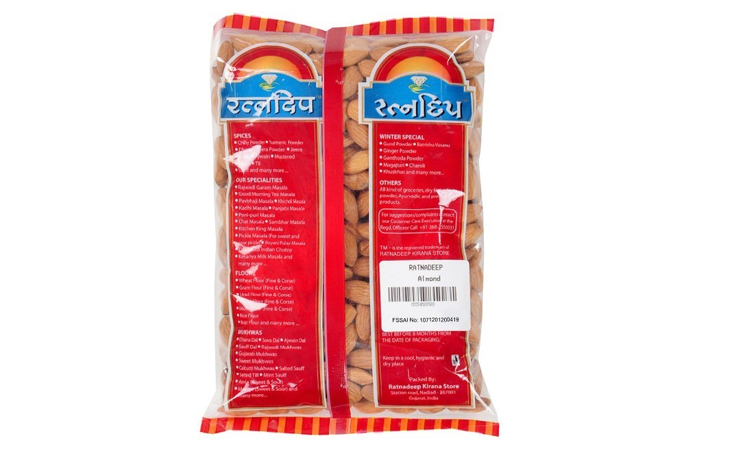 Ratnadeep Badam Californian    Pack  500 grams